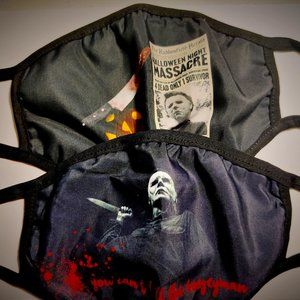 SET OF 2, MICHAEL MYERS FACE MASKS